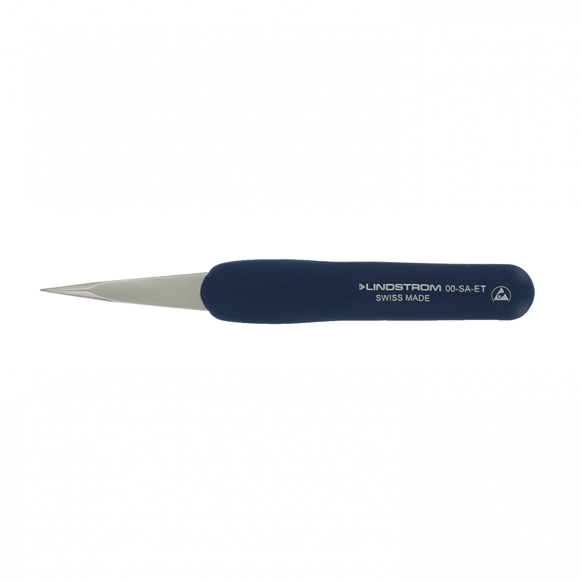 Lindström 不鏽鋼 ESD 安全人體工學鑷子 00 型，尖端粗而堅固 TL00-SA-ET - 商品圖 2